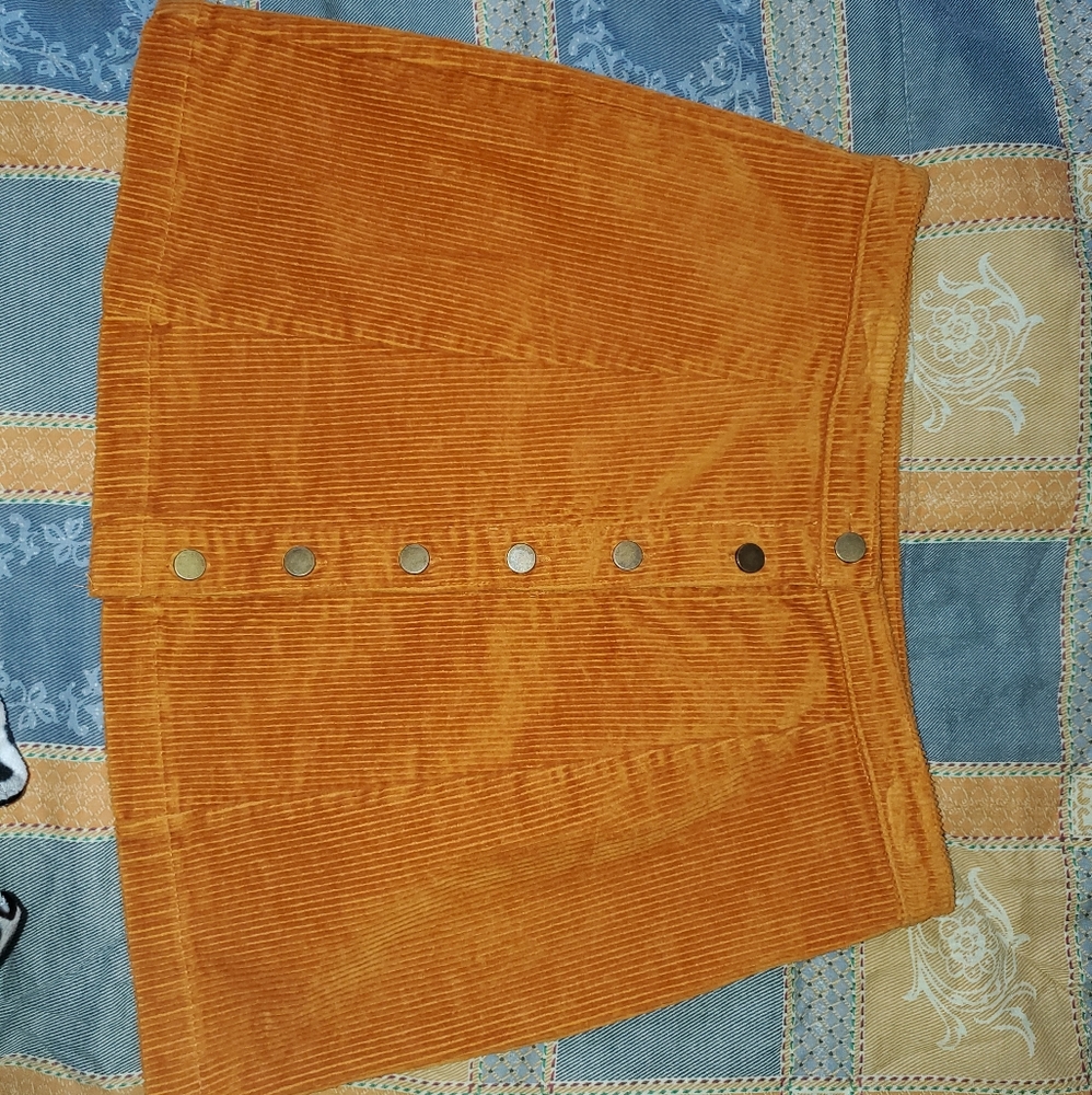 F21 Corduroy Skirt